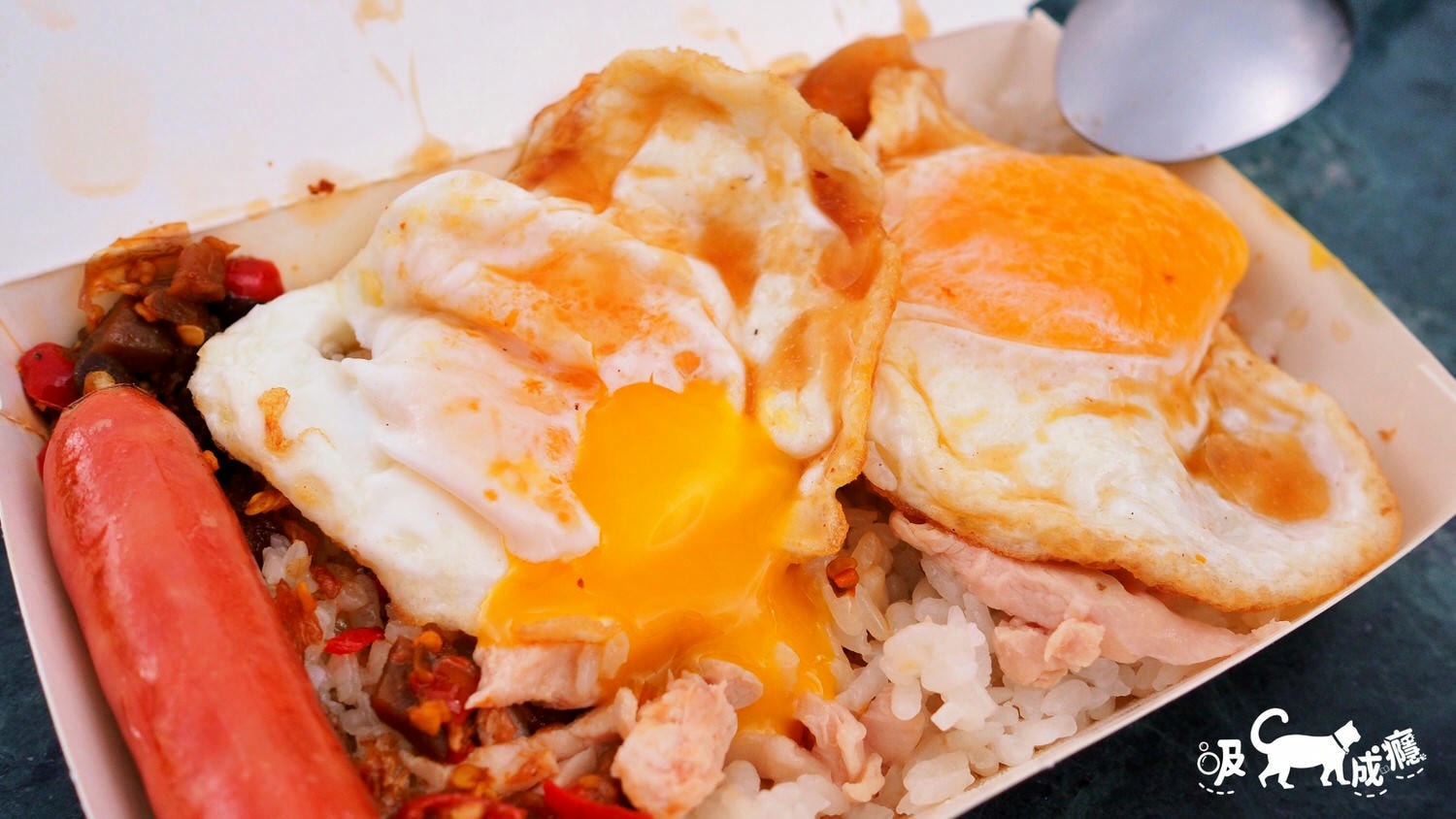 頂吉火雞肉飯|台中超人氣銅板小吃,半熟雞蛋尬火雞肉飯,太晚來就吃不到啦,學生們的推薦美食 - 第19張圖